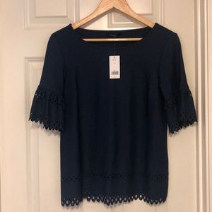Blouse size small - navy